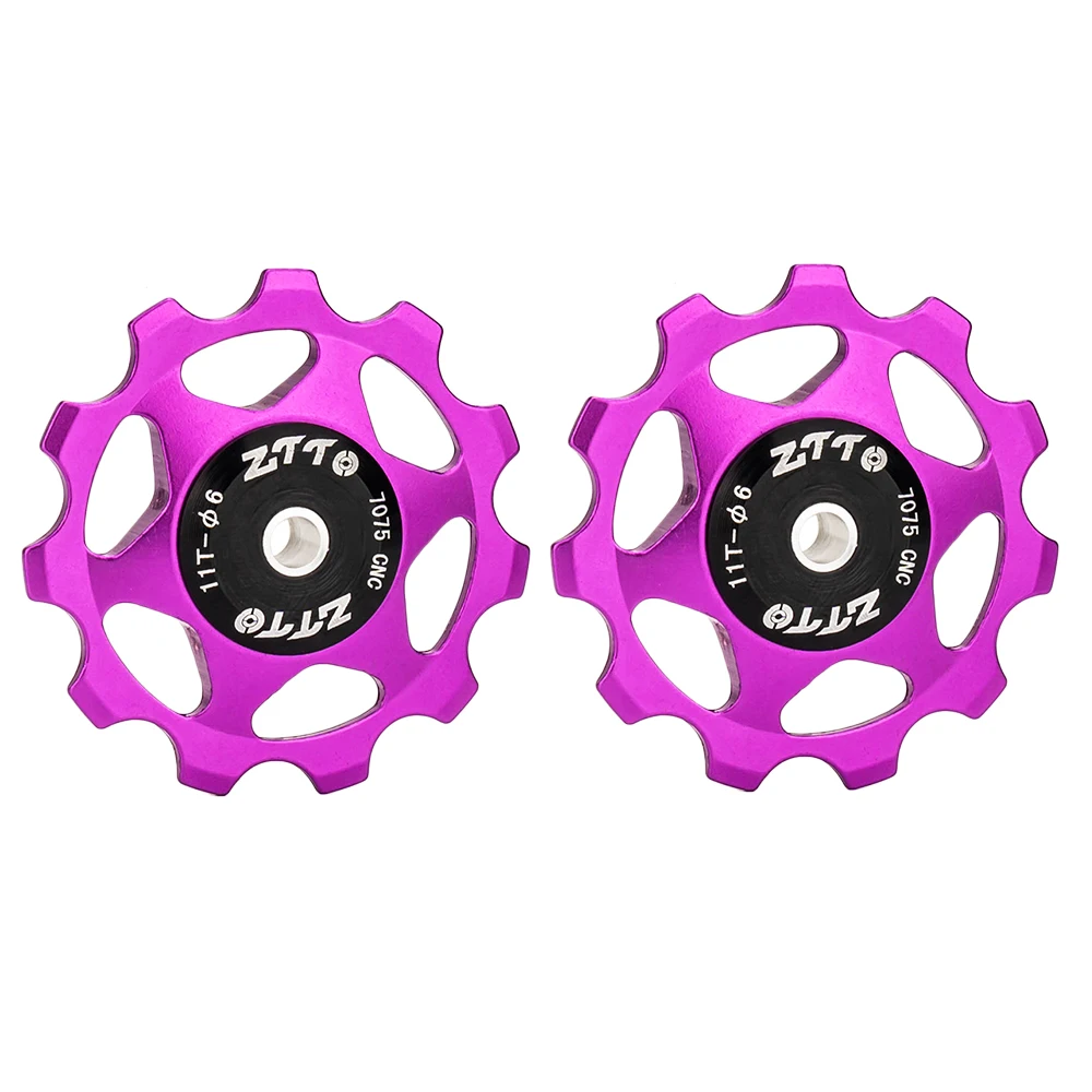 ZTTO MTB Fahrrad Schaltwerk Stützrad 11T 13T Stahl Lager Pulley AL7075 CNC Rennrad Guide Roller Idler 4mm 5mm 6mm