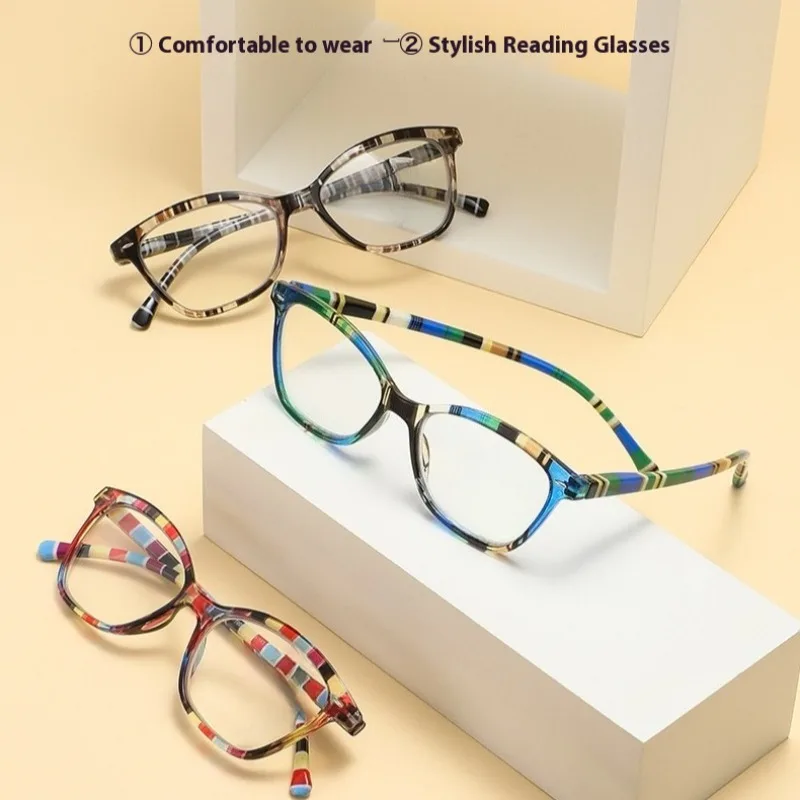 Anti-Blaulicht-Lesebrille 0 +1,0 +1,5 +2,0 +2,5 +3,0 +3,5 +4,0 Presbyopie-Brille im Unisex-Stil
