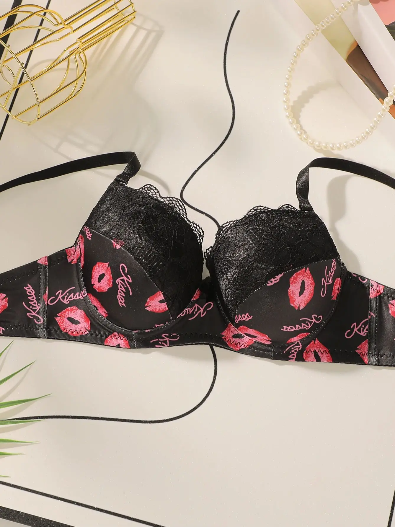 Viomisha High Quality Printed Patchwork Lace Sexy Lingerie Set Women Underwire Push Up Bras Female Underwear Panty Set S-XL