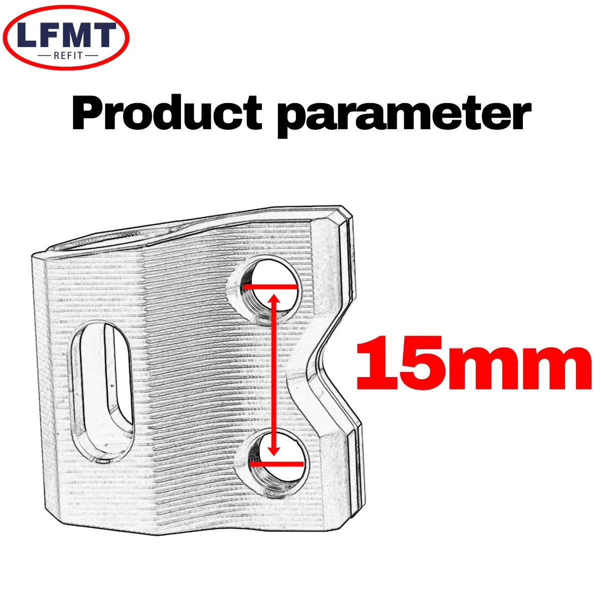 Abrazadera de manguera de freno delantero CNC para motocicleta, soporte de línea para HONDA CRF 125 150 250 300 450 R X RX L para Yamaha YZ 65 85 125 250 450 WR