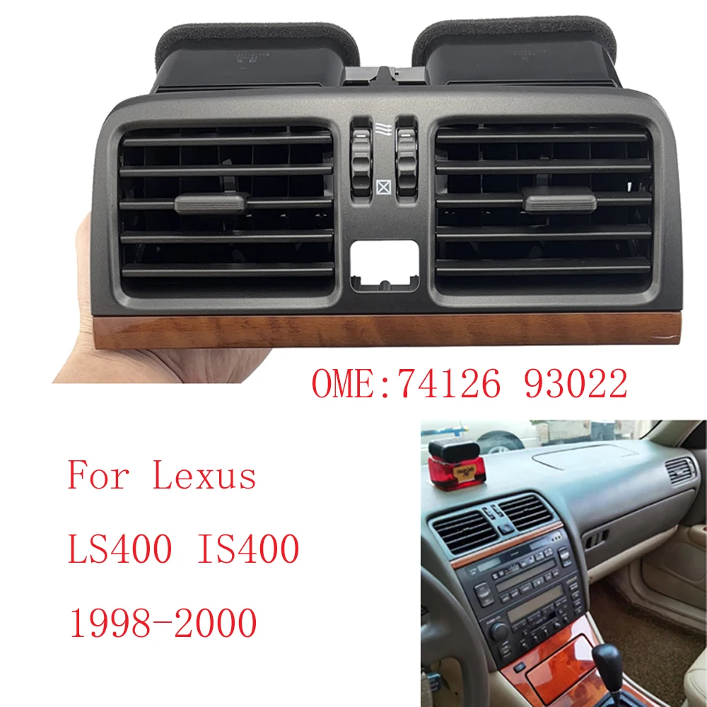 

HUIYAN OME 74126 93022 9 74126 93022 For Lexus LS400 IS400 1998-2000 Instrument panel A/C air outlet air conditioning outlet