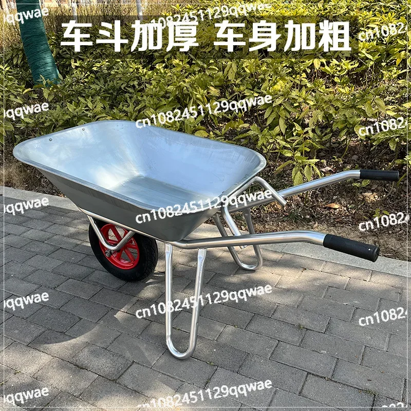 Single wheel truck pushing sand bulldozing garden garbage construction agricultural single wheel trolley