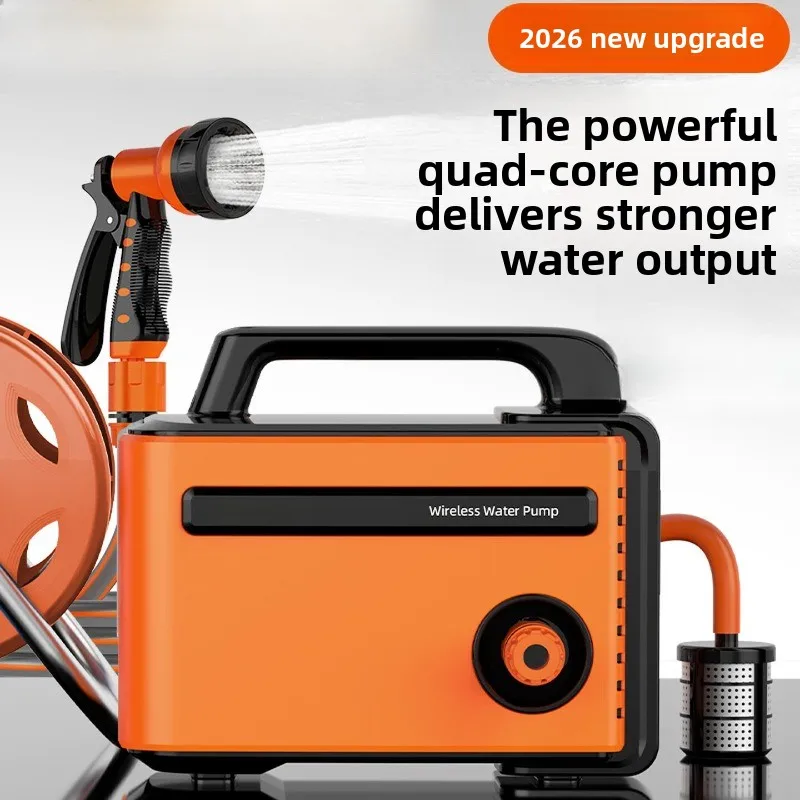 Vegetable watering artifact watering machine, rechargeable pump, rural vegetable field irrigation household automatic