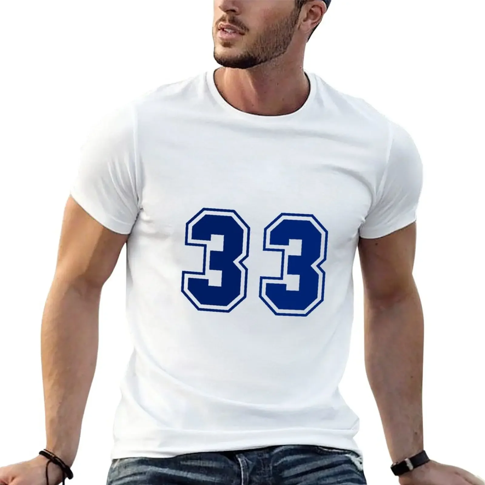 

Player no 33 T-Shirt boys whites oversized customs design your own funny t shirts for men