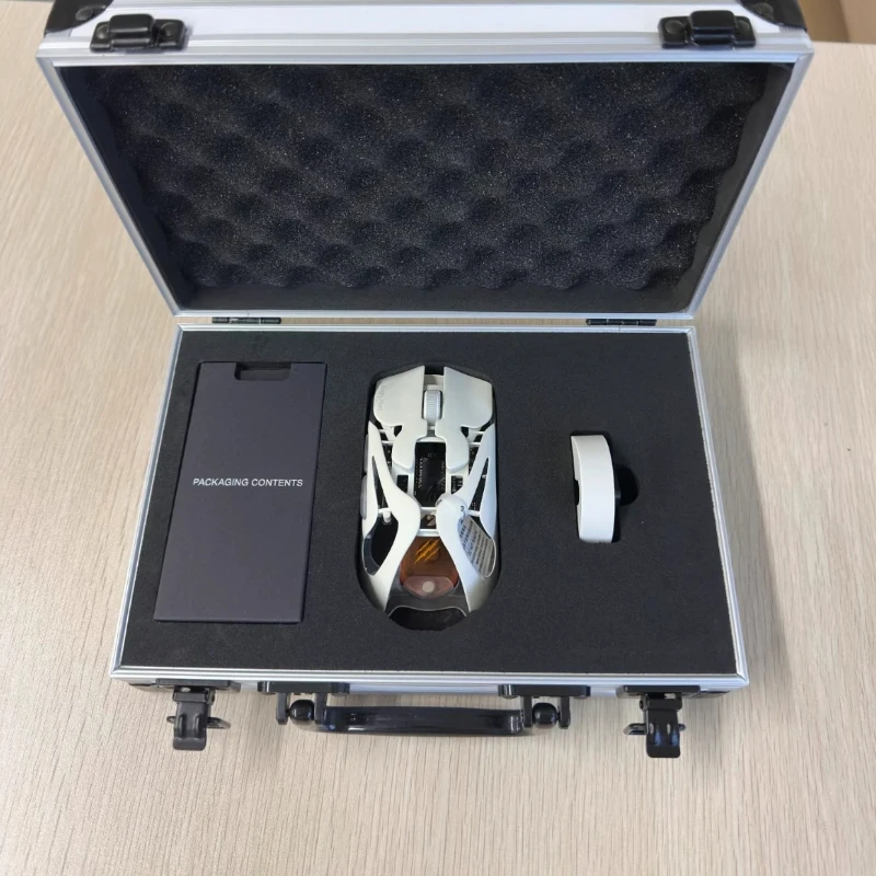 Angry Miao Infinity .97 Ultralight Gaming Mouse Tri‑Mode Wireless Ergonomic Magnesium‑Aluminum PAW3950 FPS Esports Office Mouse
