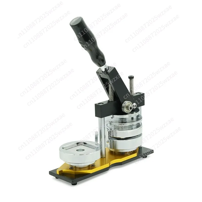 Square Fridge Magnet Maker Machine Kit, 50x50mm Refrigerator Sticker Making Machine+Paper Cutter+100 Sets Materials