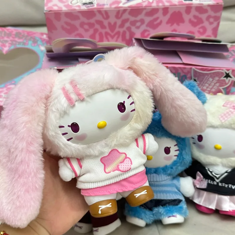 เฮลโล คิตตี้ ป๊อปสตาร์ ตุ๊กตาไวนิลแบบสุ่ม ของเล่นสุดฮิต น่ารัก ใช้เป็นพวงกุญแจ ของตกแต่งกระเป๋า ตุ๊กตาเซอร์ไพรส์ กล่องสุ่ม ของขวัญสำหรับเด็กผู้หญิง