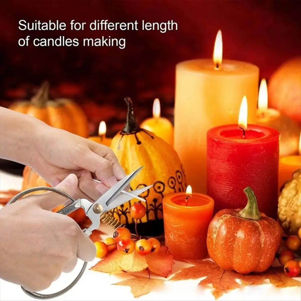 165Pcs Pre Waxed Candle Wicks Set Wick Holders Wick Stickers Waxed Cotton Wicks DIY Pure Cotton Core Soy Oil Wax Core