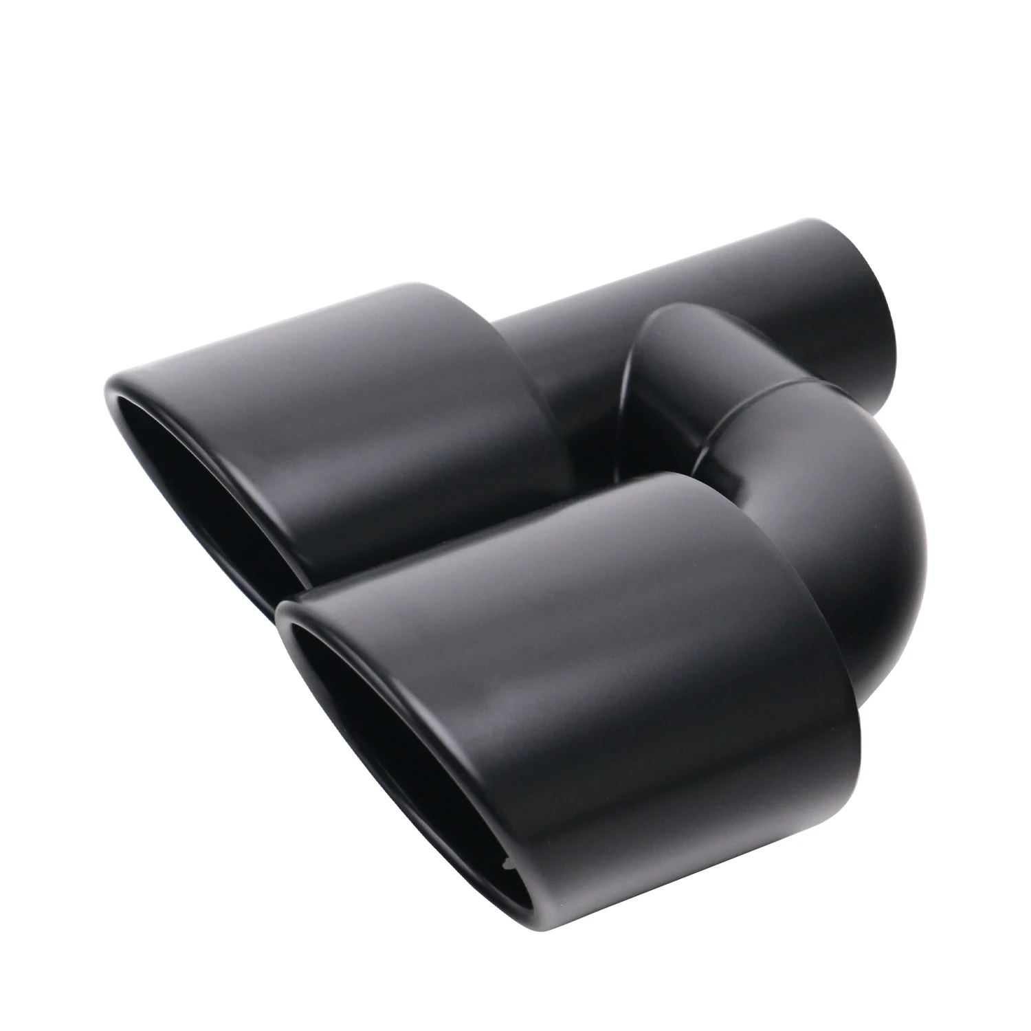 Silencieux naren acier inoxydable pour voiture, tuyau d\'accès pour touristes, argent, noir, 2.5 \