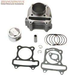Scooter 52mm Big Bore Racing Cylinder Kit For Garelli Capri 50 Ciclone Flexi Tiesse Vip 50cc 4T Engine Parts
