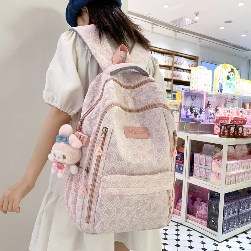 2026 New High-quality Large Capacity Fresh Color Collision Versatile Travel Bag Student Lightweight Large Capacity Backpack