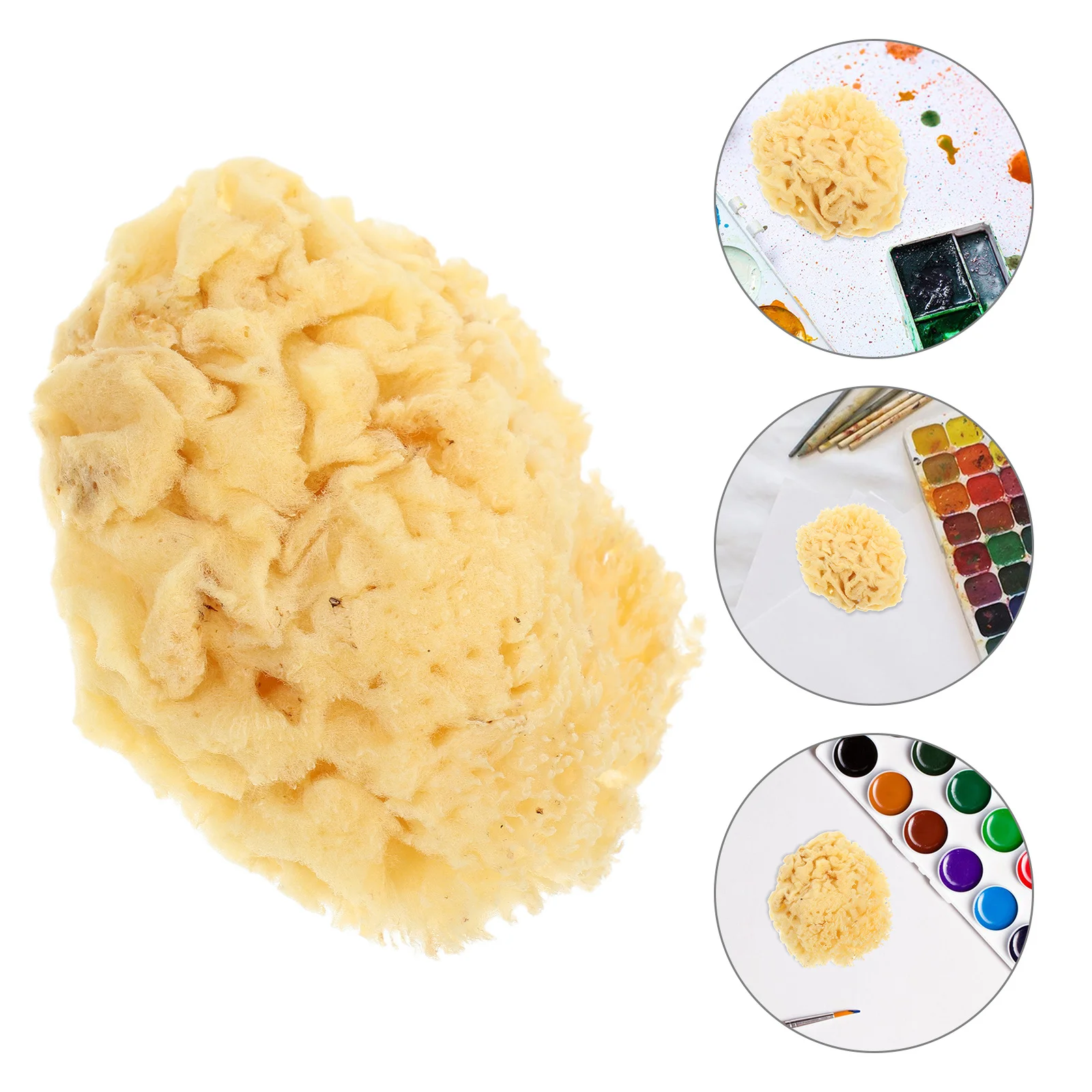 

Natural Sea Sponge Soft Painting Tool 2.0 2.5 Inch Watercolor Sponge for DIY Texture Painting Artistic Use