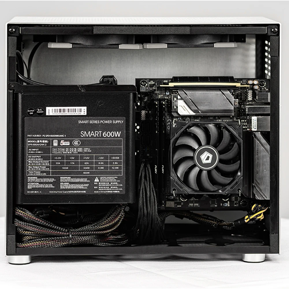 

Low Profile 90mm Cooling Fan 45mm Height Super Slim CPU Radiator 4 Heatpipe for INTEL LGA 1700 11200 15X for AMD AM5 AM4