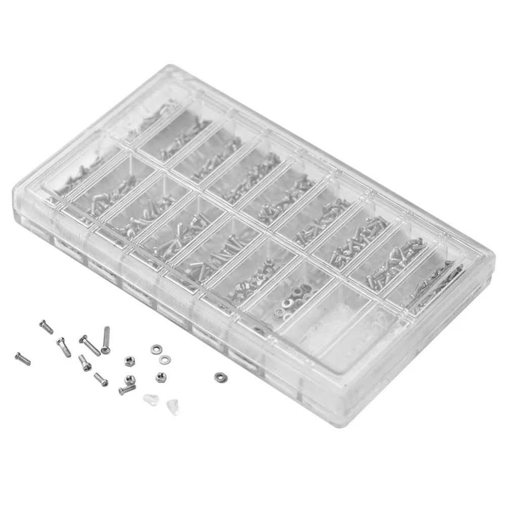 ชุดสกรูไมโครสแตนเลสครบชุด 1000 ชิ้น สกรูซ่อม สกรูขนาดเล็ก ซ่อมแว่นตา