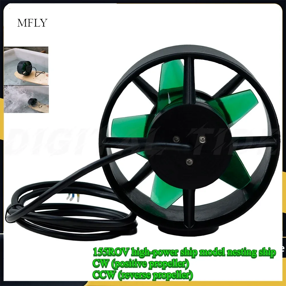 

800W High Speed ROV Underwater Propeller for Fishing Boat Kayak Modified Submersible Robot 24-48V 10A 130N，1pc