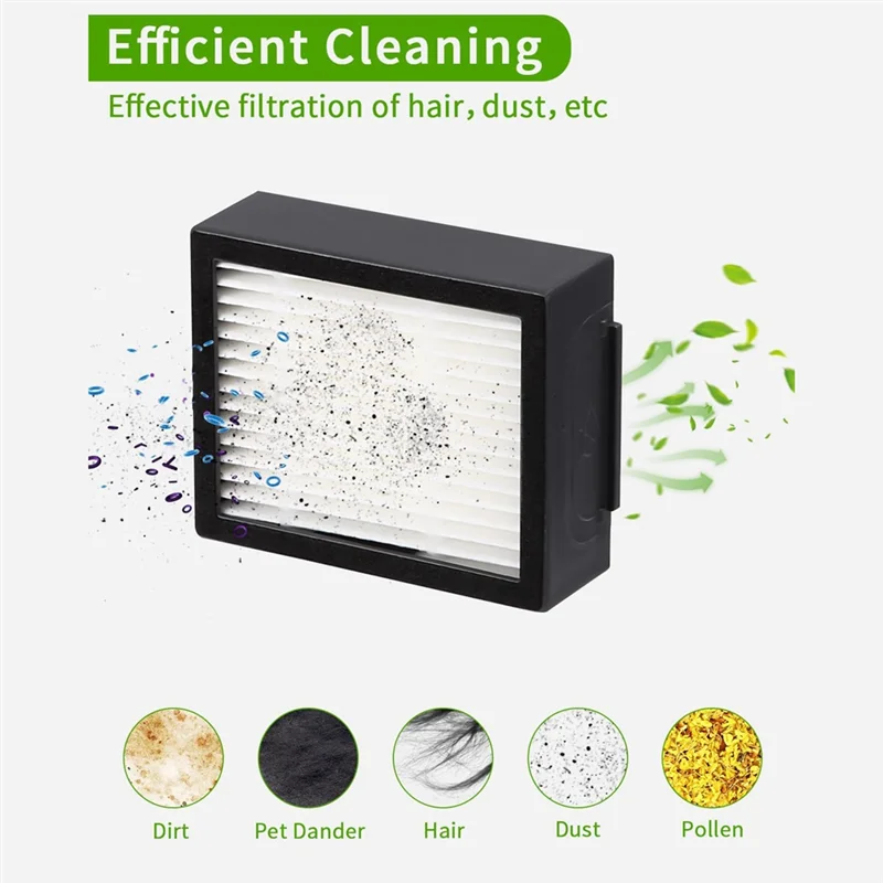 Livre de remplacement pour iRobot Roomba, filtre HEPA, E5, E5 clarification, E6, I7, I7 +, I7ACHI1, I3, I4, I8, pas pour ChlorJ7 +, 12 pièces