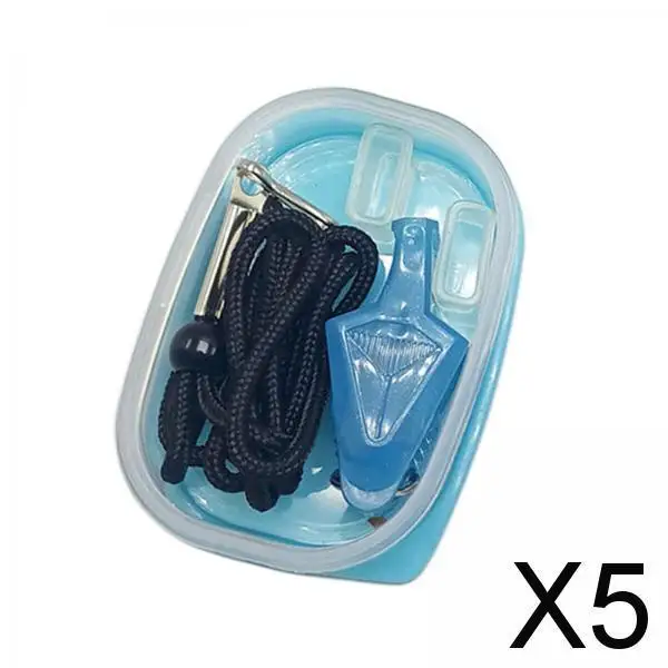 5xCoach Referee Whistle Loud Sound Emergency Teachers Soccer Volleyball