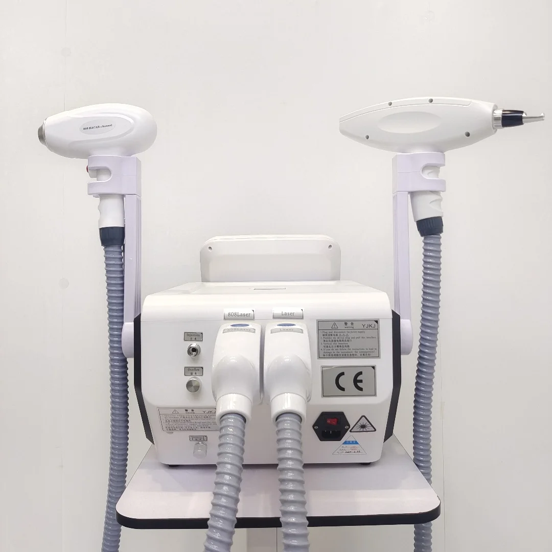 ‌ 2025 المهنية 2in1 ديود صغير بيكو ثانية ليزر 755 808 940 1064nm إزالة الشعر إزالة الوشم معدات صالون الثلج غير مؤلم