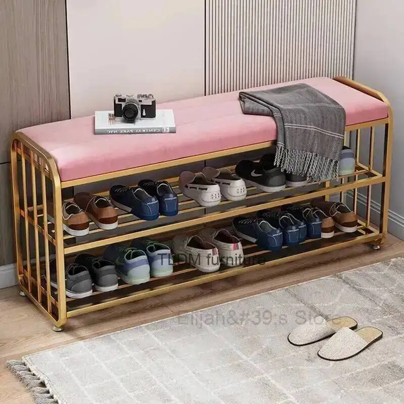 

Entrance Meubles Kitchen Furniture Storage Bench Living Shoes De Bedroom Nordic Room Luxury Chambre Shoes Decoration Bench