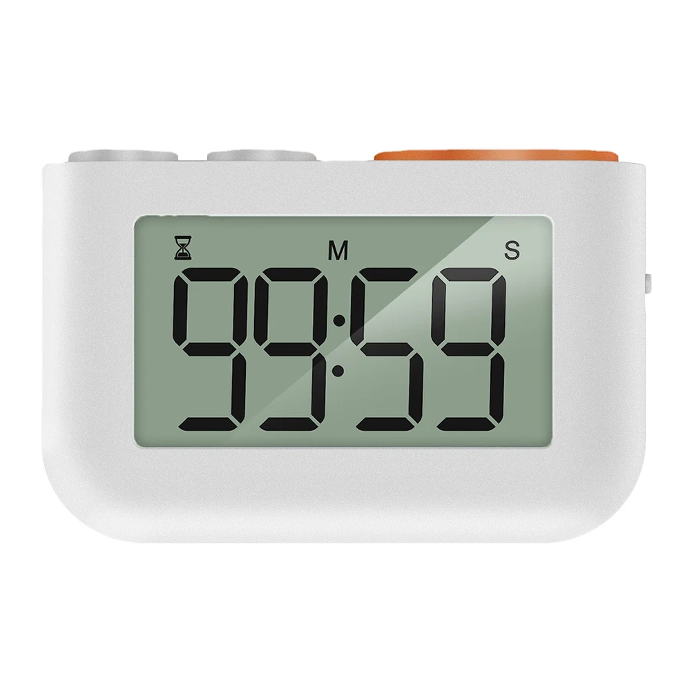 

Digital Kitchen Timer Portable LED Plastic Cooking Countdown Alarm Clock Small Timers for Home Restaurant School Office Desk