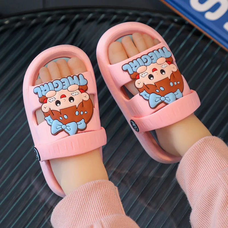 Sandalias Cartoon Children Sandals 2024 Summer New Anti Slip Girl Slippers Soft Sole Boy House Shoes Kid Shoe Zapatos Niña