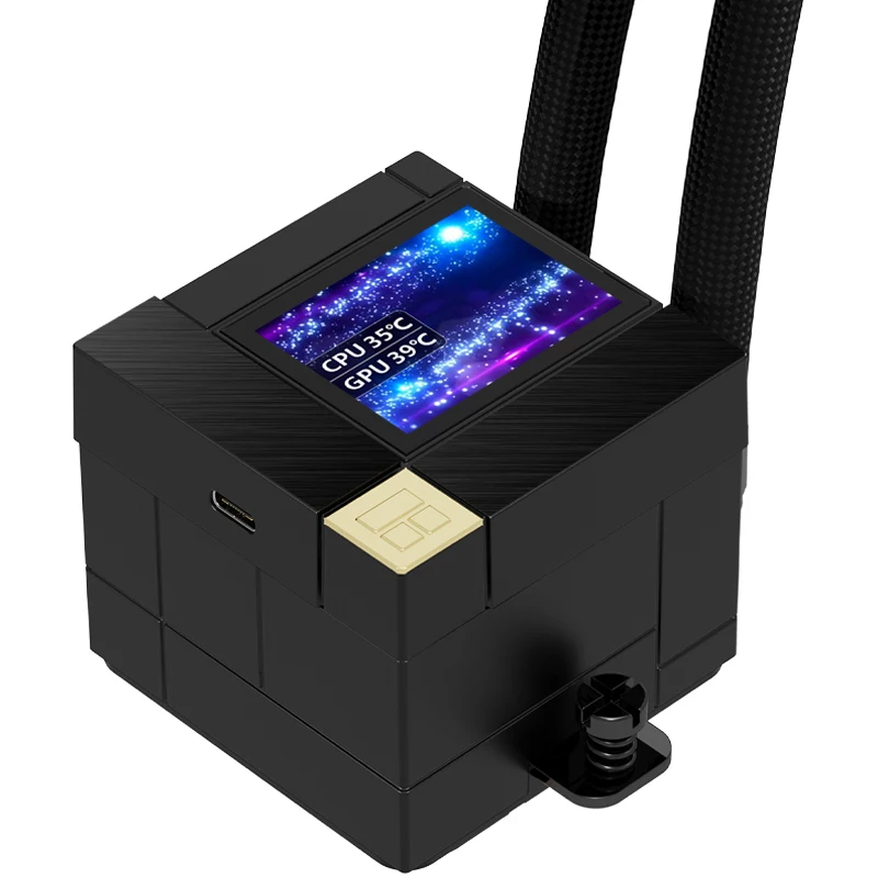 مبرد سائل لوحدة المعالجة المركزية Thermalright CORE MATRIX 360 VISION 360 مم الكل في واحد بدقة 2 بوصة 320*240 IPS LCD يدعم LGA 1851 AMD AM5