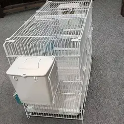 Bird Cage Bird House White Parrot Cage High Quality Pet Plastic Removable Bird Nest Birds Cage Breeding Lovebirds Mating Box