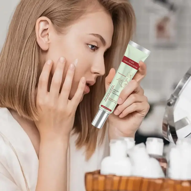 15 ミリリットルツボクサ CC クリーム高カバレッジ防水色変更明るい CC クリームフェイスコンシーラー BB クリームフェイスメイクアップベース