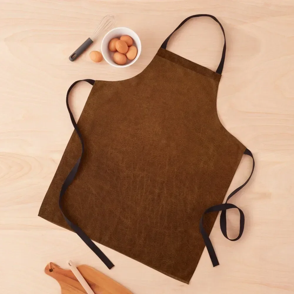 

leather textured Apron Kitchen Front Customizable Apron