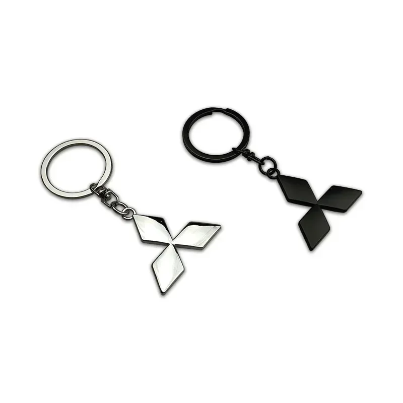 Car Key Chains Keyring Holder Auto Keychain Pendant for Mitsubishi Lancer ASX L200 Colt Pajero Mirage Outlander Eclipse