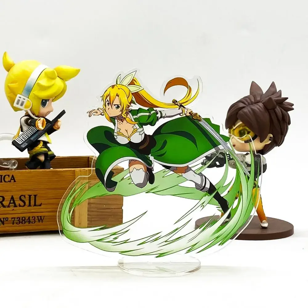 Sword Art Online Kirigaya Suguha Leafa HF acrylic stand figure model plate holder cake topper anime Japanese