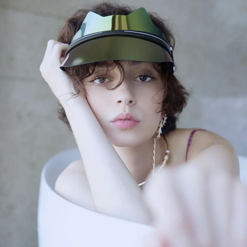 

New Fashion Sun Hat Colorful Hollow Top Sports Golf Hat Women's Travel Outdoor Solar Hat Multifunctional Sun Hat