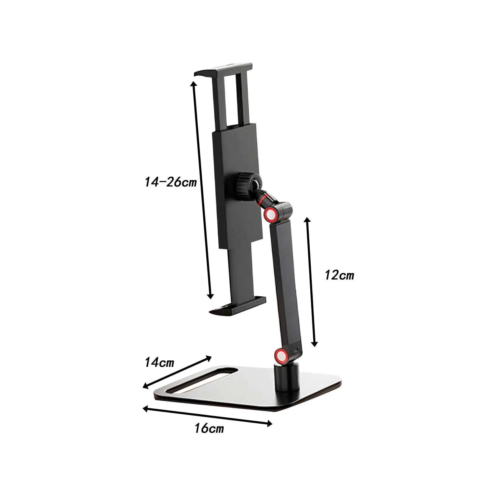 Imagem -05 - Monitor Portátil Desk Holder pc Stand Base Pesada Suporte Tablet Ajustável