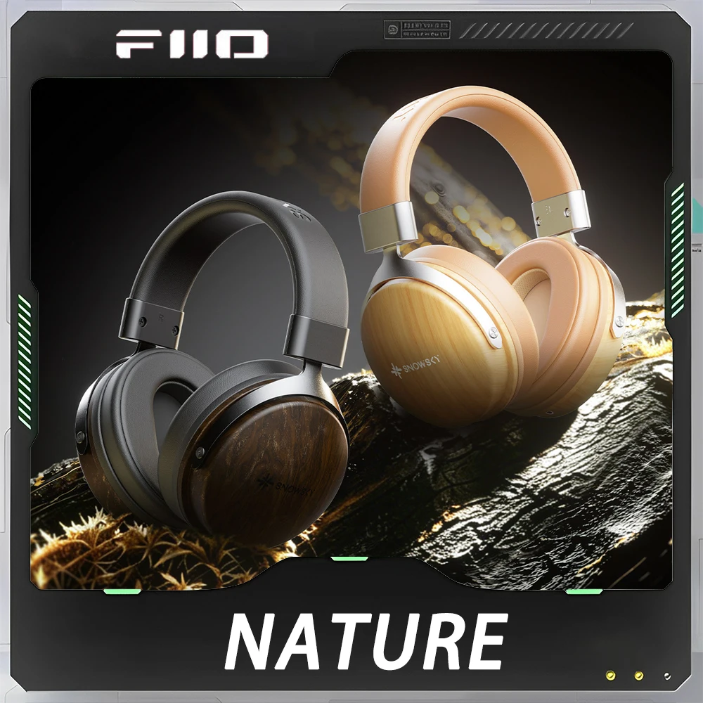 fiio-snowsky-nature-headset-with-mic-plug-dual-35mm-trs-exchangeable-line-pc-gamer-hi-fi-wired-headset-customized-gifts