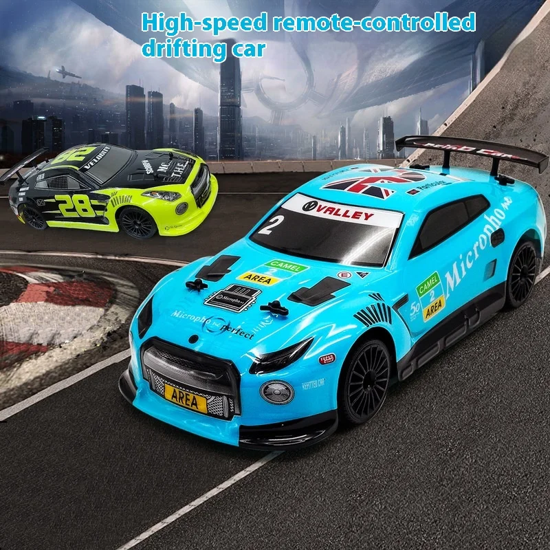 Eulans Exac00609g2.4g 1:14 4wd Rc Auto Simulatie Elektrische Afstandsbediening Hoge Snelheid Drifting Voertuig Model Cadeau Met Led-verlichting