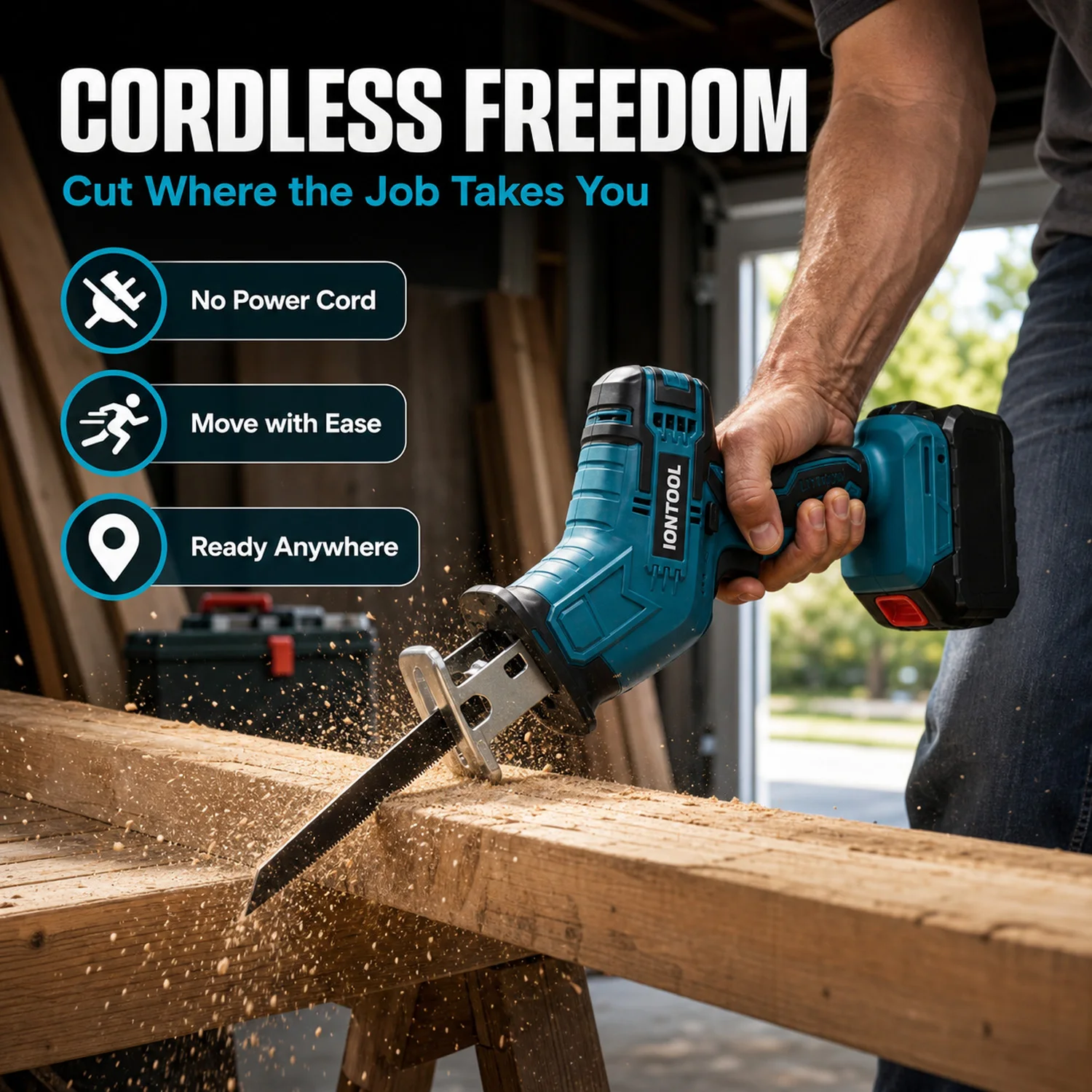 IONTOOL 18V 90W 3000SPM Ultra - огляд і ціна Lumber Woodworking