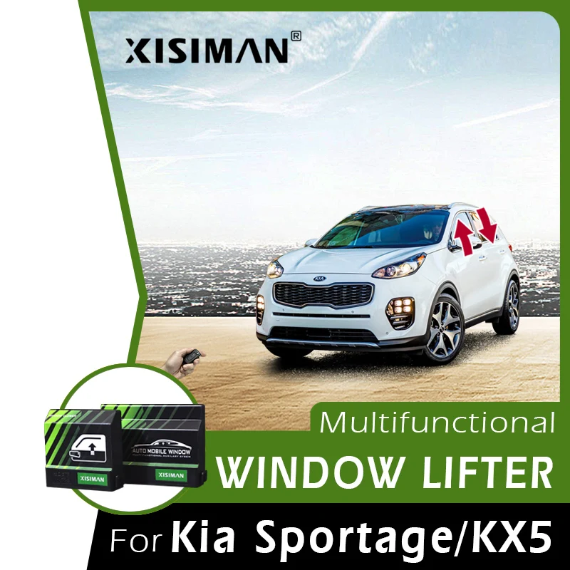 Car Auto Power Window Lifter Closer For Kia Sportage / KX5 2016-21 Remote Car Auto Window Close Shut/Open Accessories