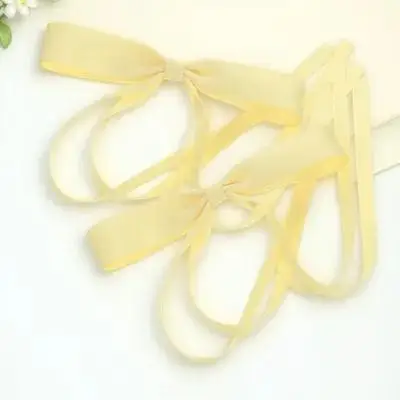 2 قطعة مشبك شعر عقدة الفراشة الدانتيل مقاطع الشعر القوس الكبير للنساء نمط طويل مشبك معدني آمن عقد حفل زفاف حفلة موسيقية #1