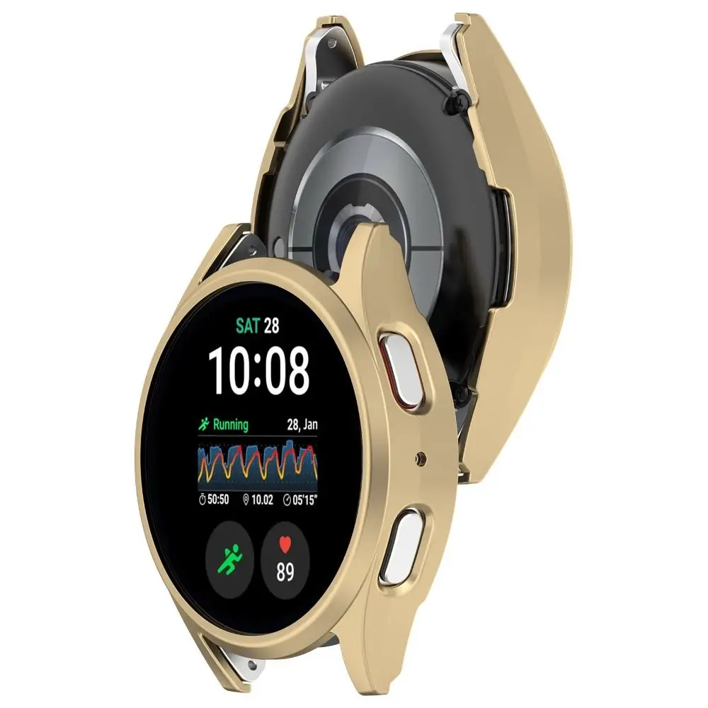 กันชน PC Shell Anti-scratch Hard Shell กรอบป้องกันอุปกรณ์เสริมสําหรับนาฬิกาสมาร์ทสําหรับ Samsung Galaxy Watch 7 40/44 มม
