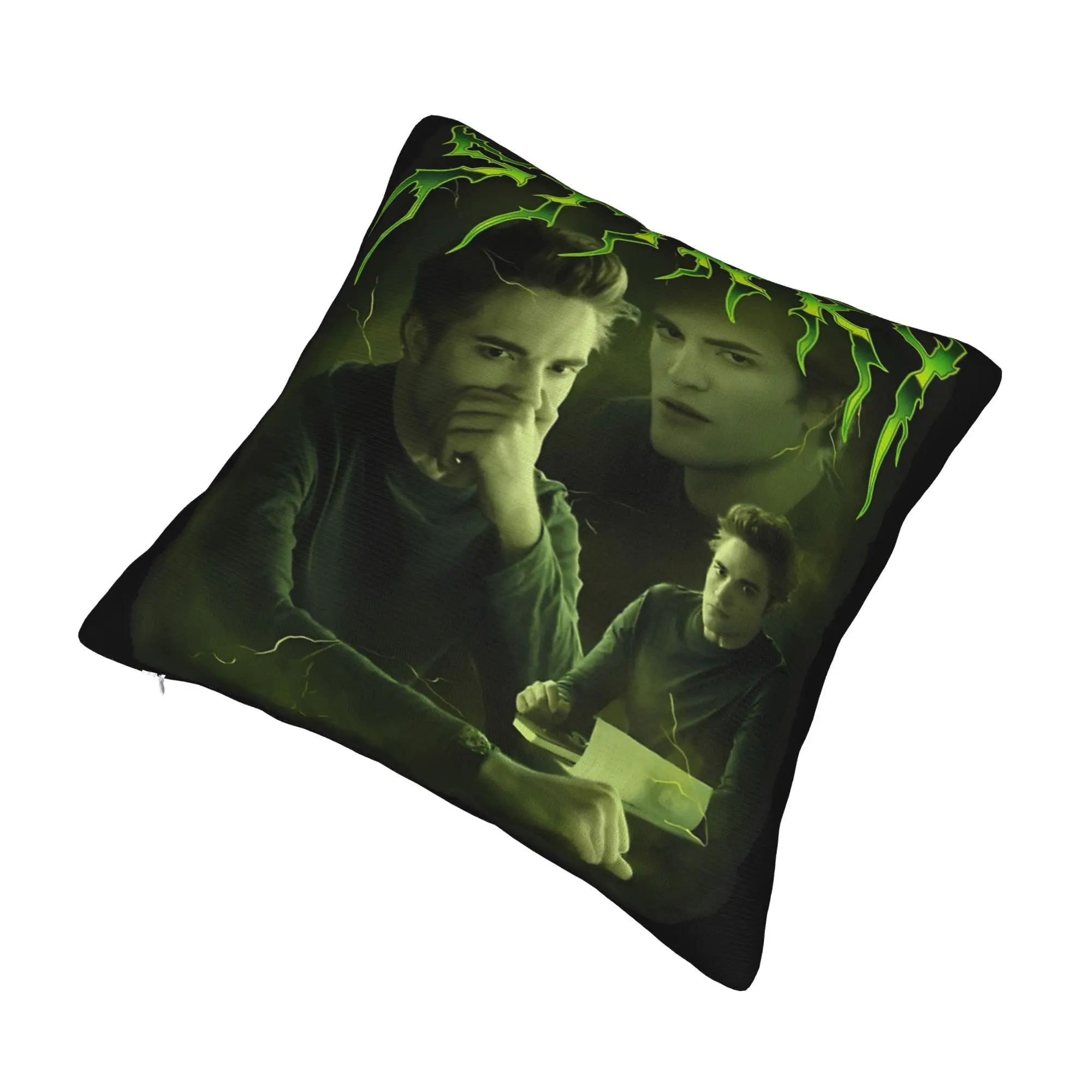 Movie Twilight Wolves Vampires Romance Pillowcase Soft Cushion Cover Decorative  Throw Pillow Case Cover Home Square 18