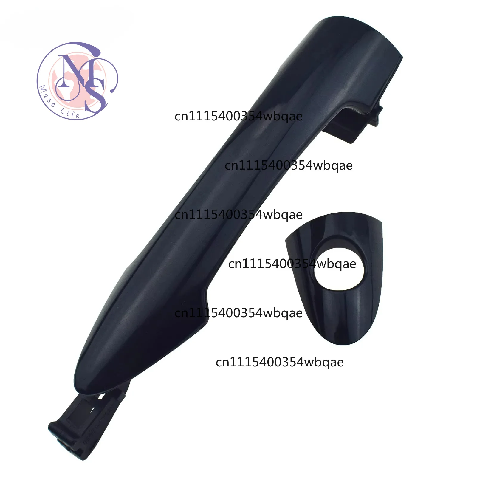 ZOCI- 1Pc Black Exterior Door Handle Front Rear Left Right for Picanto Morning 2011-2016