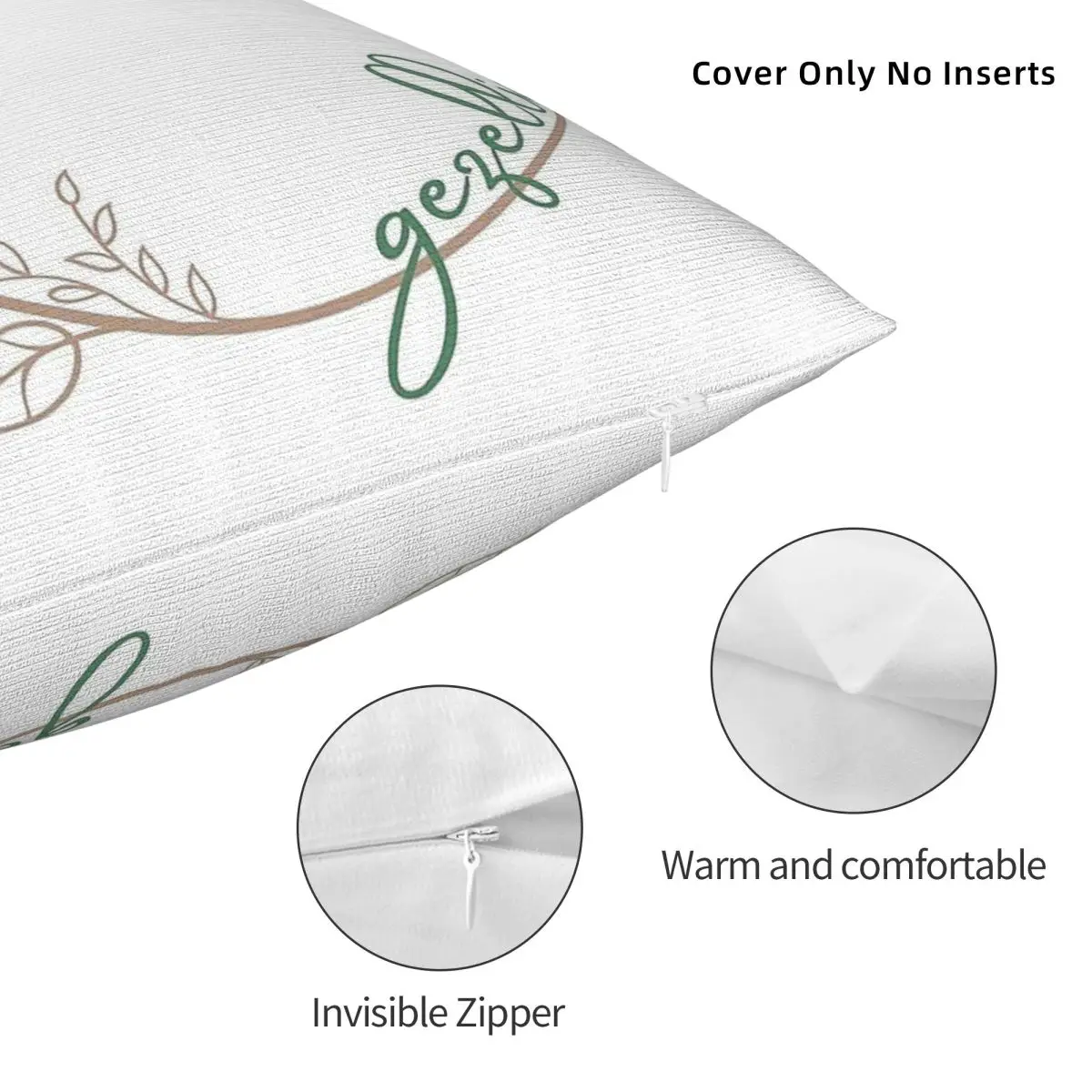 Gezellig الأرض Colorway ساحة المخدة البوليستر الكتان المخملية المطبوعة البريدي ديكور كيس وسادة غطاء وسادة غرفة 18" #5