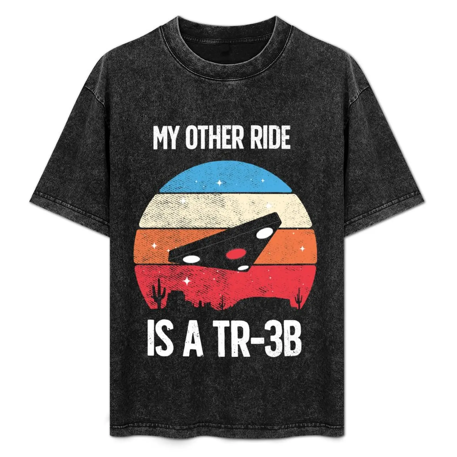 My Other Ride is a TR-3B Black Manta Triangle UFO T-Shirt anime stuff blacks anime figures cotton graphic tees t shirts for men