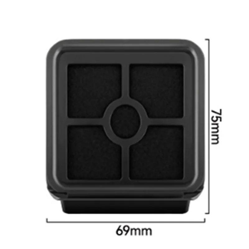 Keol-acessórios de robô de limpeza peças de reposição filtro 2 peças para aspirador de pó sem fio ilife w90