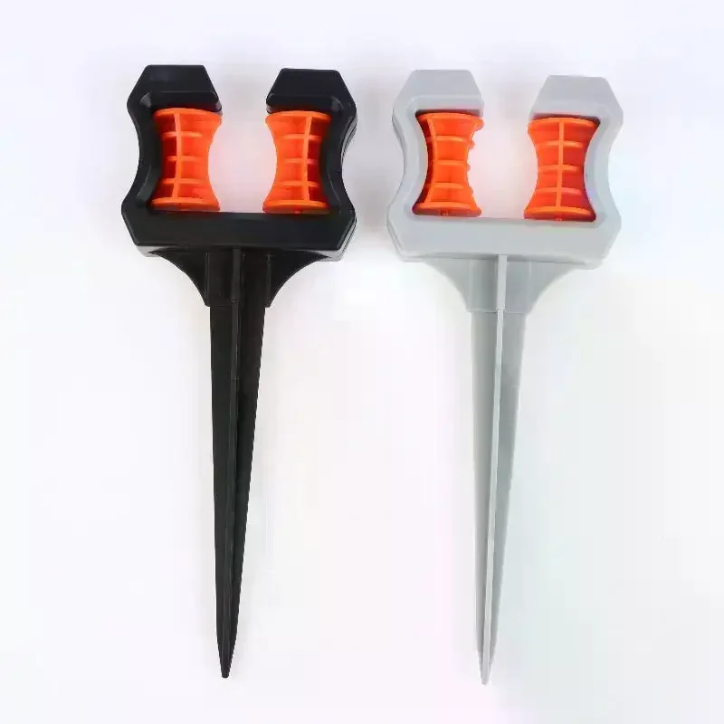 Garden Hose Guide Spike 10.24in ABS Water Pipe Positioning Holder Roller For Outdoor Garden Lawns Landscape Watering