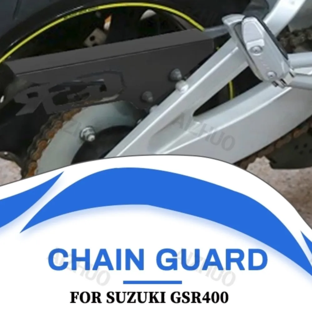 

For SUZUKI GSR400 GSR600 GSR 400 600 2006-2017 Motorcycle Sprocket Chain Guard Cover Chainguard Protector Motorbike Accessories