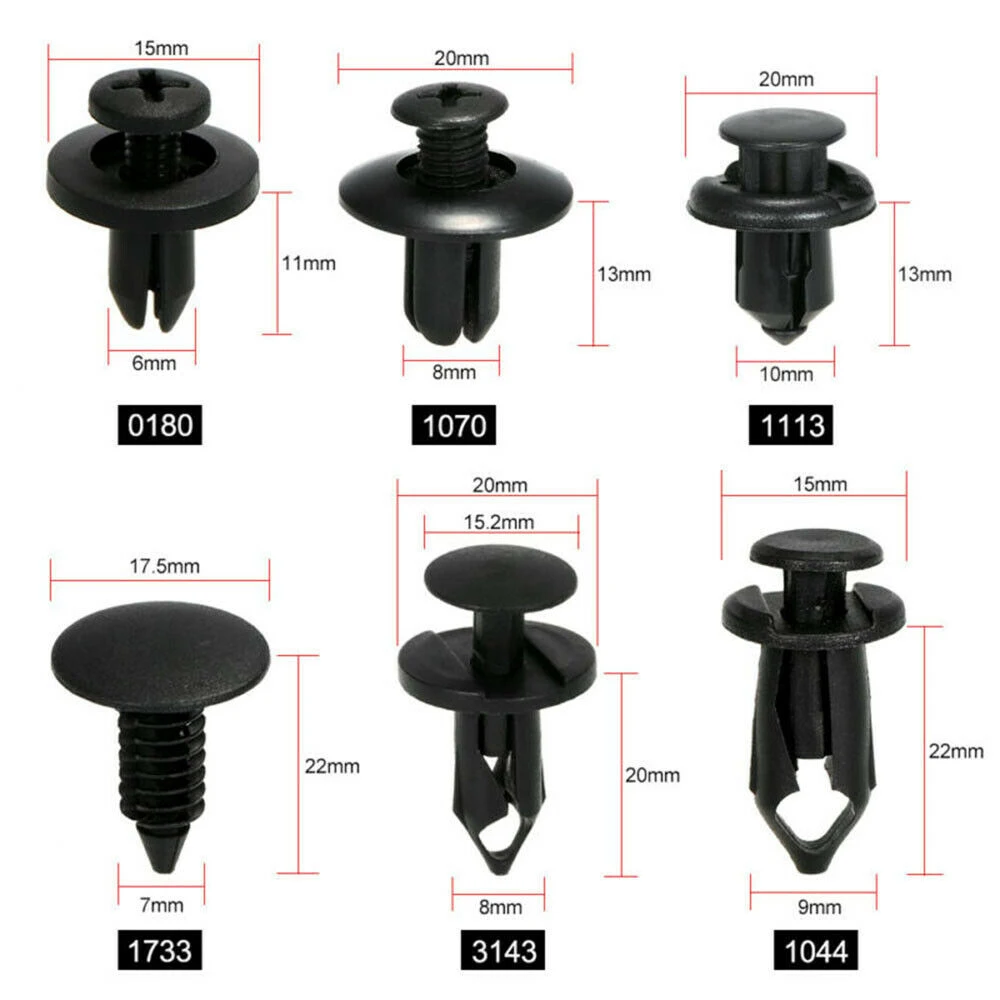 6 dimensioni 60 pezzi clip di fissaggio automatico per Lexus RX330 RX350 GX470 2004 2005 2006 2007 2008 20