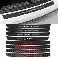 Car Rear Trunk Door Threshold Stickers for Ford Mondeo Escape ST Line Ecosport Focus F150 Fiesta Ranger EDGE Fusion C-Max KUGA
