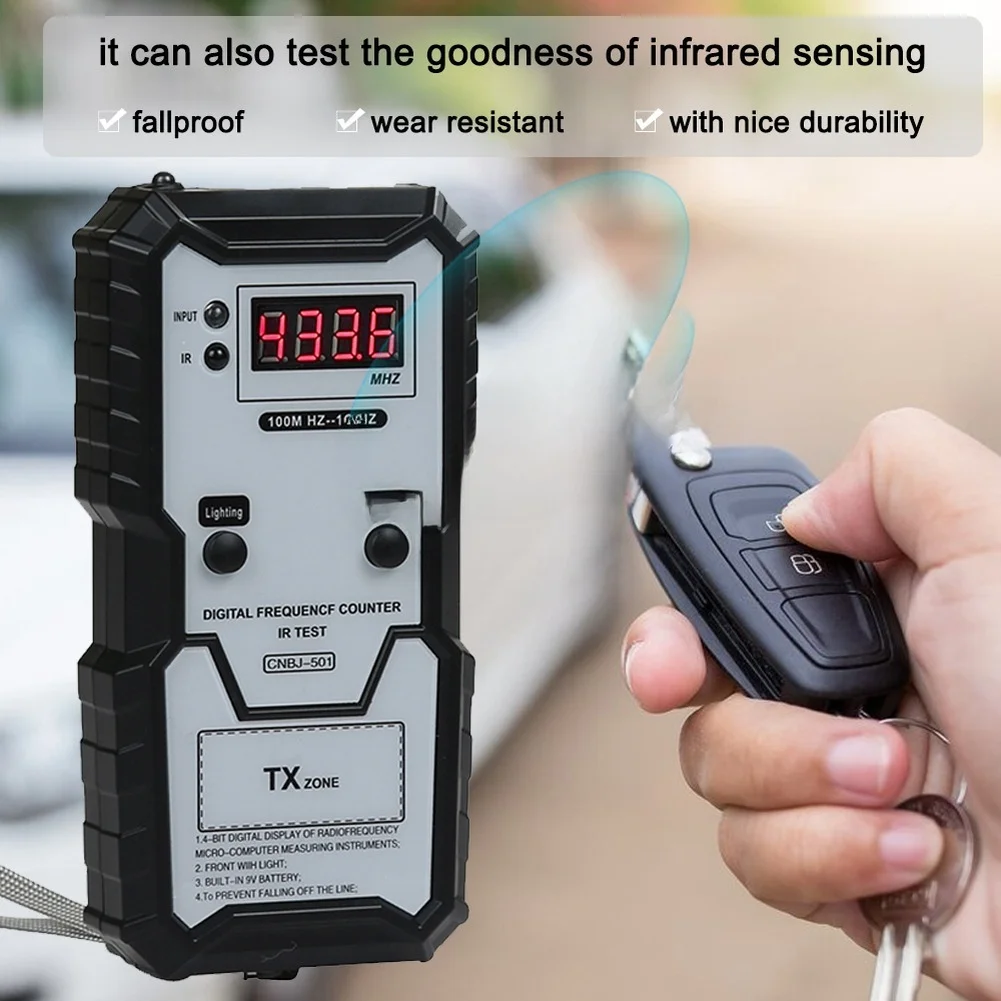 MZ-501 100MHz-1GHz Car Key Remote Control For Frequency Tester Infrared Detector Digital Display Diagnostic Tool For Auto Locksm