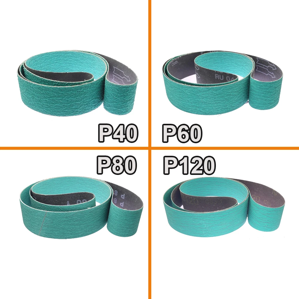 4 pieces 2000*50mm ZA Y Cloth Abrasive Sanding Belts Knife Grinder Accessories